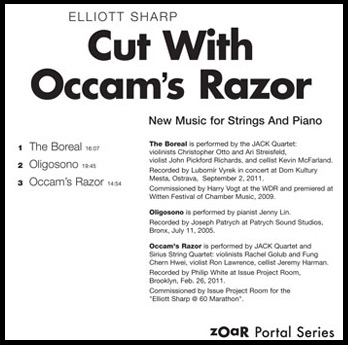 Elliott Sharp - Cut With Occam's Razor